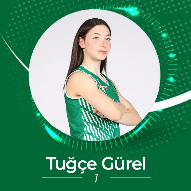 Tuğçe Gürel — kaynak görselde forma numarası 1