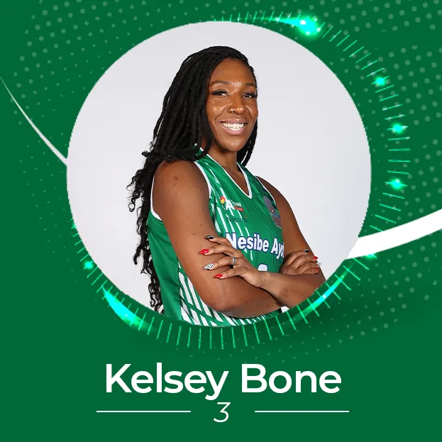 Kelsey Bone — kaynak görselde forma numarası 3